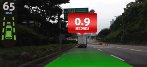 ADAS AI Time-To-Collision warning feature