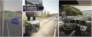 Wing Camera AI object detection & location, Wing camera & Driver blind spot screen